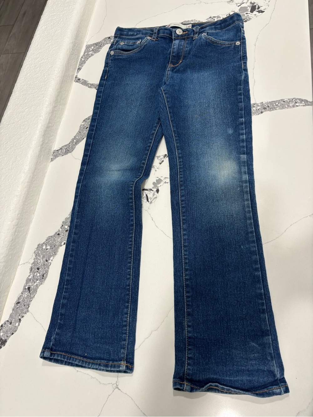 Levi's Boot Cut Jeans in Dark Blue girls